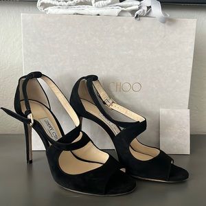 Suede Jimmy Choo Heels